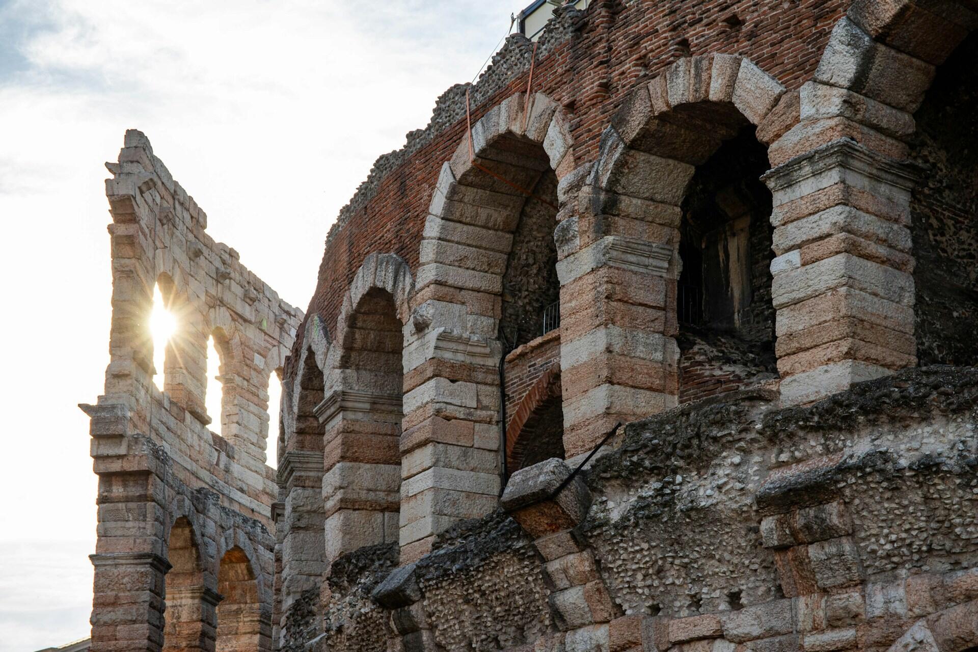 A detail of the Verona Arena.